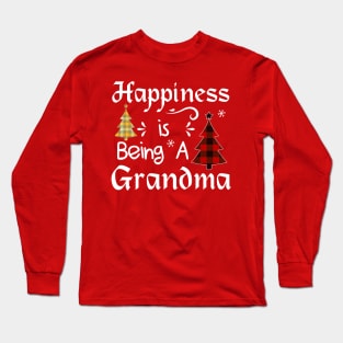 Happiness Is Being A grandma Long Sleeve T-Shirt